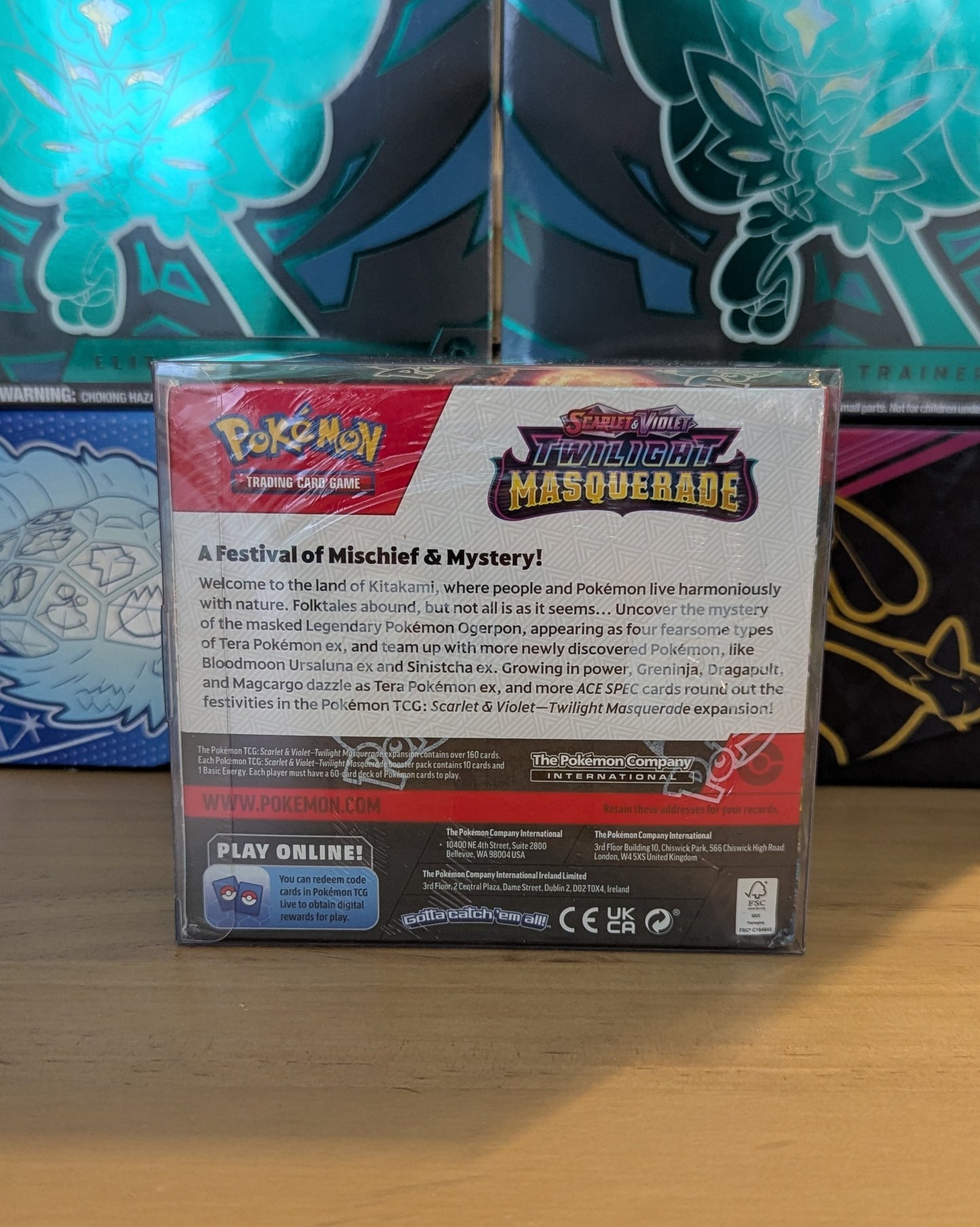 Pokemon TCG Twilight Masquerade - Booster Box (36 Packs)