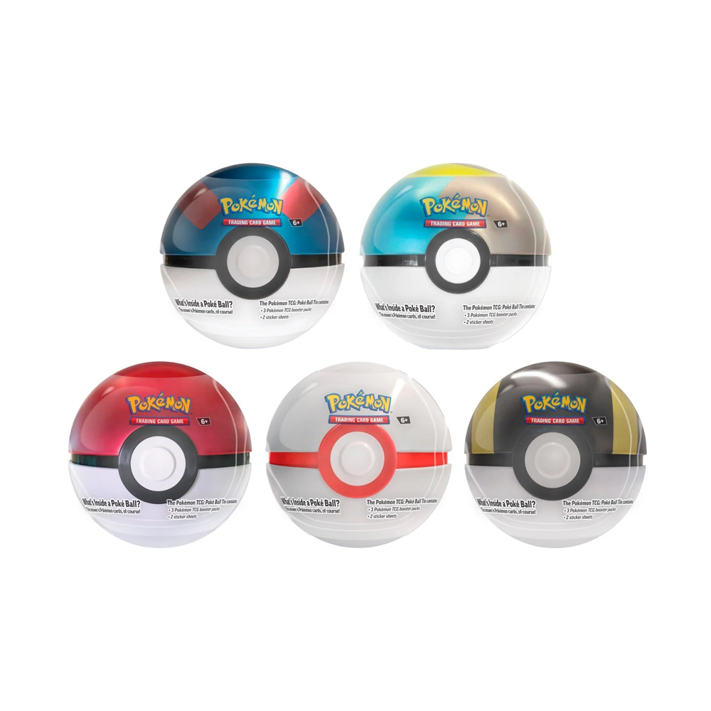 Pokemon TCG: Pokeball Tin 2024 Assortment (1 Random Tin)